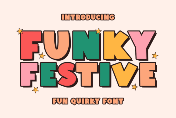 Funky Festive Font: Adding Joy to Editorial Design