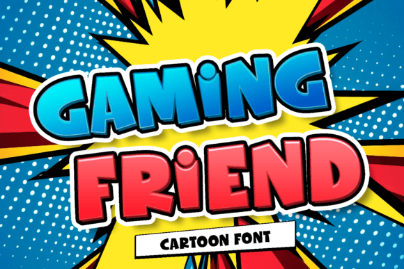 Gaming Friend Font: Bold Display Typography for Web Design
