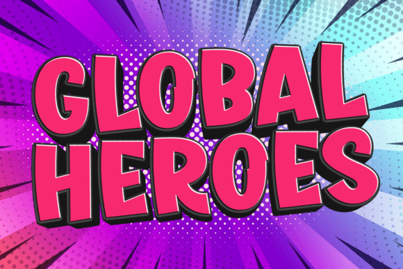 Global Heroes Font: Bold Branding for Small Business