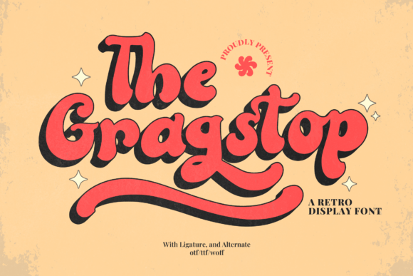 Gragstop Font: A Retro Display Typeface for Bold Branding