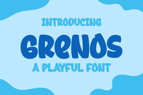 Grenos Font: Bold Display Type for Campaigns
