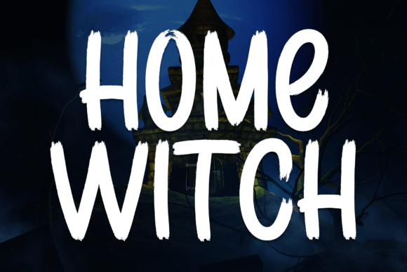 Home Witch Font: Whimsical Display Type for Makers