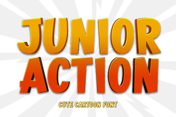 Junior Action Font: Playful Type for Handmade Labels