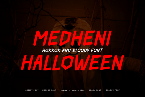 Medheni Halloween Font for Spooky Maker Projects