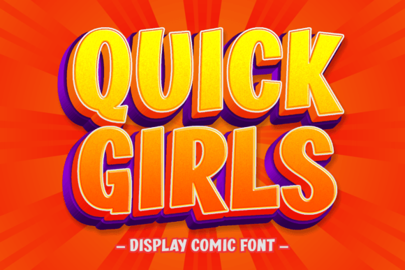 Quick Girls Font: Carefree Editorial Typography