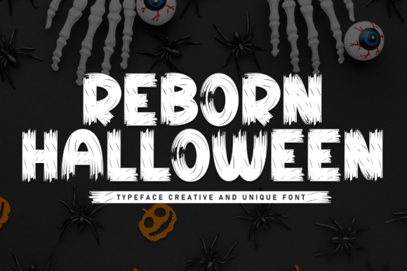 Reborn Halloween Font for Editorial Design