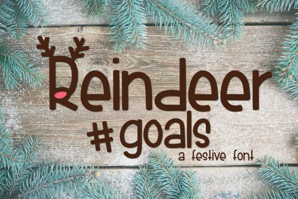 Reindeer Goals Font Review: Festive Display Typography