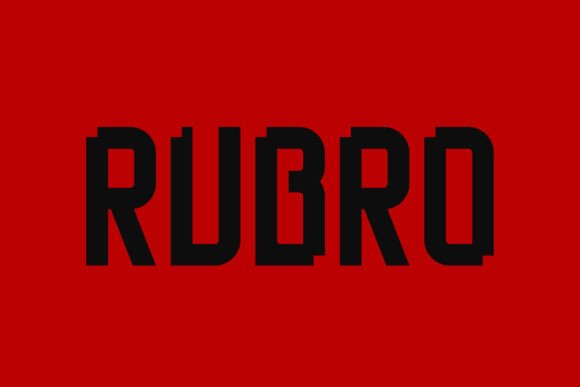 Rubro Font Review: Bold Display Typography for Branding