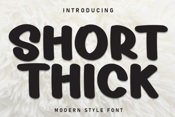 Short Thick Font: Bold Display Typography for Web Design