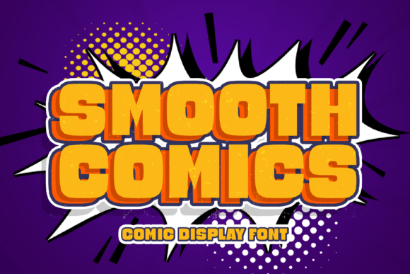 Smooth Comics Font for Playful Craft Projects