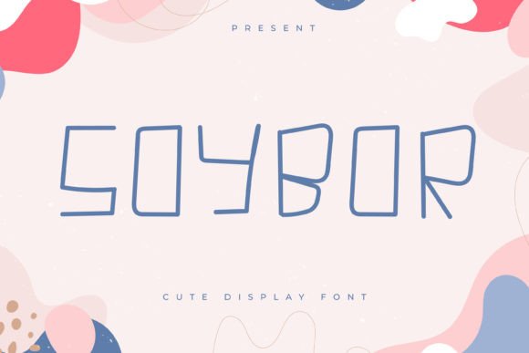 Soybor Font: A Playful Display Typeface for Editorial Design