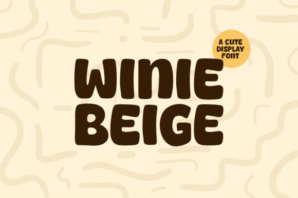 Winie Beige Font: Modern Display Typography for Web