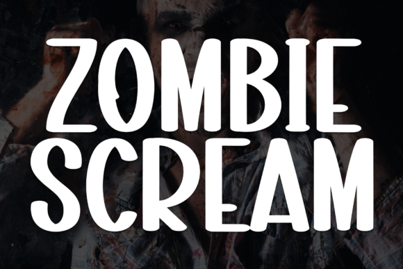 Zombie Scream Font: A Bold Display Typeface for Makers